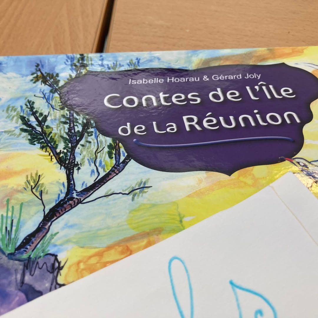 Livre « Contes de l'île de La Réunion » utilisé pendant les séances